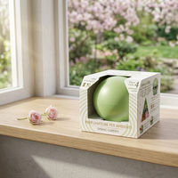 Fabriqué en Italie ETEREA Spring Garden, boule de gel solide ultra-transparente parfumée, désodorisant d'air, décoration intérieure, parfum floral moderne