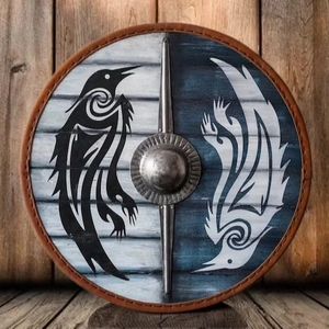 Escudo nórdico náutico antiguo Escudo personalizado medieval Escudo redondo de Calvin Handicraft - Product Image 5