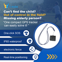 Localizador GPS 4G con Botón de Pánico, Dispositivo de Rastreo Personal Oculto para Niños, Botón de Emergencia, Europa