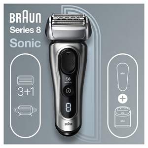 Afeitadora Eléctrica para Hombre con Recortador de Barba de Precisión, Cabezal de Repuesto con Doble Cuchilla - Product Image 4