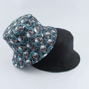 หมวกบัคเก็ตหมวกผ้าฝ้ายพิมพ์ซับลิเมชัน100% ได้สองด้าน - Product Image 6