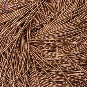 Fils métalliques épais en cuivre, base cuivre, pour broderie Nakshi, fil de cuivre français Dabka, fil de bouillon, broderie Zardozi, qualité supérieure - Product Image 2