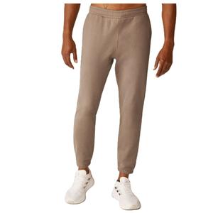 Premium Quality Custom Knitted Men's Sweatpants Solid Color Cotton/Spandex <b>Fleece</b> Blended <b>Trousers</b> Casual Straight OEM - Product Image 2