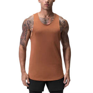 2025 verano colorido logotipo personalizado correr al por mayor hombres camiseta sin mangas entrenamiento gimnasio camiseta sin mangas buena calidad hombres camiseta sin mangas - Product Image 2