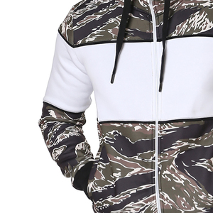 Sweat à capuche à fermeture éclair complète mode coton Street Wear sweat Slim Fit hommes à capuche fabricant haute qualité fermeture éclair basiques sweats à capuche - Product Image 3