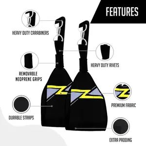 Correas de Sujeción Resistentes para Ejercicios Abdominales, Levantamiento de Pesas, Crossfit, Entrenamiento Abdominal - Product Image 2