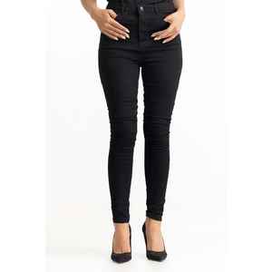 กางเกงยีนส์เดนิมสีดำแฟชั่นเรียบง่าย 231-221-001 B - Product Image 3