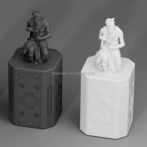 Bougie parfumée en cire de soja en béton gaufré de luxe Michelangelo, fabriquée à la main, écologique, avec mèche en coton, bougie en cire de noix de coco - Product Image 6