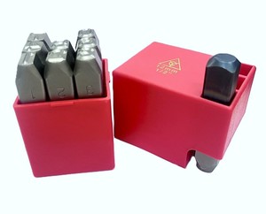 Juego de punzones numéricos de acero de 12 mm y 1/2 pulgada, 0-9, 9 piezas, Cr-V 6150 HRC 58-62, punta endurecida para marcado profundo, OEM/ODM, Taiwán - Product Image 4