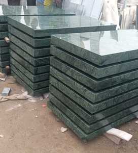 Le meilleur prix de l'Inde Dalles de marbre vert forêt de qualité supérieure Carreaux de comptoirs modernes Finition de surface polie pour villa élégante - Product Image 2