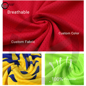 เสื้อฟุตบอลคอกลมแขนสั้นผู้ชาย คุณภาพดีที่สุด ผลิตจากโพลีเอสเตอร์ 100% ระบายอากาศได้ดี แห้งเร็ว รับสกรีนลายตามสั่ง - Product Image 2