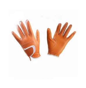 Guantes de golf de cuero Cabretta para mano izquierda, guantes de golf de calidad elegante con logotipo personalizado, los mejores - Product Image 2