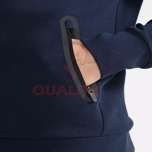 Zip up <b>hoodie</b> jacket with warm interior adjustable hood and durable zipper closure perfect for gym errands or everyday outfits - Product Image 2