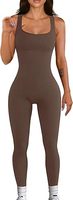 Combinaison de sport sans manches une pièce sans couture pour femmes, combinaison de yoga extensible, tenue de sport de fitness