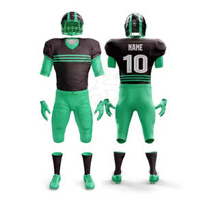 Tenue de football américain pour adulte avec protections légères grande taille et maillot souple à manches courtes respirant pour une liberté de mouvement facile - Product Image 1