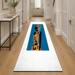 RUGS DEPOT LXDP-0469 Wholesale Blue Navy Traditional Medallion Digital Printed Machine Washable Chenille Area Rug Non <b>Slip</b> - Product Image 5