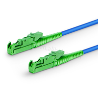 Kabel Patch Fiber DAMU E2000 2.0mm Singlemode 9/125 Simplex PVC OFNR LSZH Material, Keamanan dan Daya Tinggi
