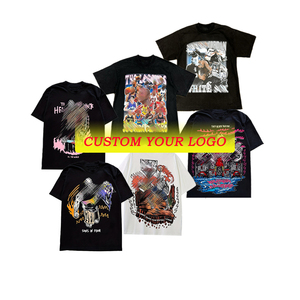 Wholesale Printing Blank <b>Acid</b> Wash Blank Tshirt Vintage Style Heavyweight Cotton Oversize Men t Shirt - Product Image 2