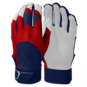 Guantes de bateo de béisbol para hombres, guantes de bateo de béisbol de cuero Digital de piel de cabra con diseño de logotipo personalizado Unisex profesional - Product Image 3