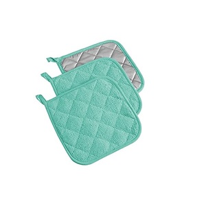 Tapis de cuisine basique en coton biologique, résistant à la chaleur, lavable en Machine, 100% coton biologique, ensemble de porte-Pot, personnalisé, certificat GOTS, tampons de Pot - Product Image 3