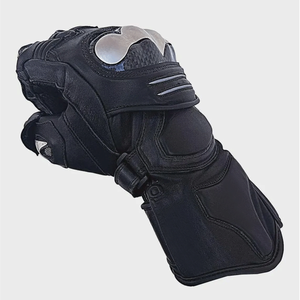 Guantes de carreras de motos negros para hombre, guante completo, armadura de fibra de carbono, ropa protectora para carreras de coches de motocicleta para Unisex - Product Image 3