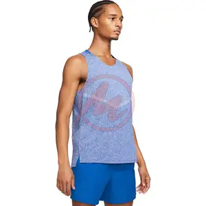 2024 New Wholesale Custom Cotton Stringer Gym Vest Fitness Singlet Workout Muscle Bodybuilding Men's Tank Top
