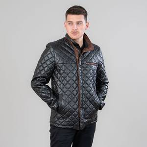 Veste en cuir pour homme à séchage rapide pour l'extérieur, nouveau design 2025, vêtements décontractés, respirante, veste en cuir pour homme, OEM personnalisé - Product Image 1