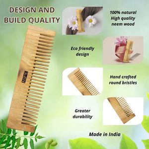 <b>Wide</b> tooth <b>comb</b> for curly hair Detangler hair <b>comb</b> shampoo <b>wide</b> <b>comb</b> for Women & Men Hair Styling Find storage by AYAANS - Product Image 3