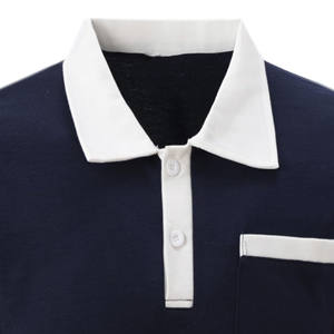 Polos de hombre de precio al por mayor de alta calidad 100% algodón diseño personalizado estampado suave transpirable corto bordado polos - Product Image 2