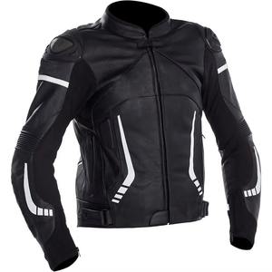 Veste de moto en cuir de mouton véritable du fabricant professionnel Respirante et coupe-vent Vestes de moto OEM véritables - Product Image 4