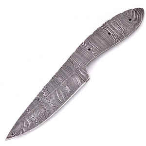 Lame vierge en acier de haute qualité Damas professionnelle pour couteaux de chasse lames personnalisées - Product Image 1