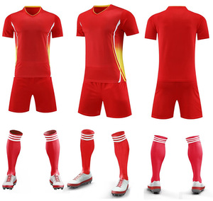 Nouveau maillot de football européen uniforme personnalisé couleurs tailles 100% polyester Durable séchage rapide léger entraînement de football - Product Image 2