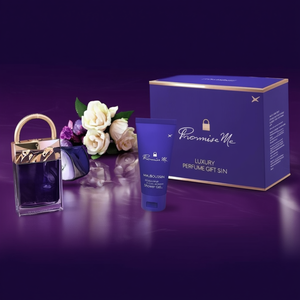 Set de Regalo de Perfume de Lujo Mauboussin Promise Me, Incluye Eau de Parfum, Loción Corporal, Gel de Ducha con Bolsa - Product Image 3