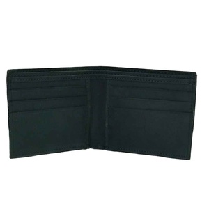 Portefeuille en cuir pour homme de haute couture, 100% cuir véritable garanti, doublure en polyester confortable et légère, décoration boutonnée - Product Image 1