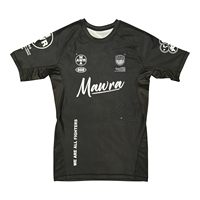 Rashguard MMA personnalisé avec panneaux en maille ventilée, T-shirt de compression BJJ respirant à séchage rapide, Sublimation, Tenue de combat, Entraînement, Gym