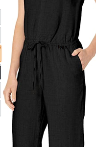 Femmes de Salopette Sans Manche 55% Lin 45% Coton A Importé Aucune Fermeture fermeture Machine Lavage Stock Beaucoup Sourcing De Bangladesh - Product Image 3
