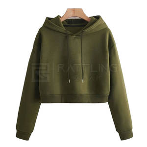 Sweat à capuche de qualité supérieure pour femmes, confortable, vente chaude pour la saison d'hiver, design doublé avec col à capuche court - Product Image 1