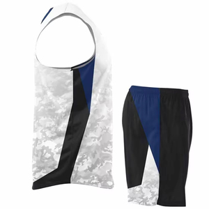 Costume de basket-ball à motifs de serpent noir respirant 100% Polyester Chemise de basket-ball en maille à séchage rapide Techniques imprimées - Product Image 2