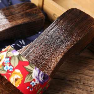 Zapatillas Planas Antideslizantes Estilo Mary Jane para Mujer, con Diseño Floral Japonés y Espiga, para Uso Doméstico - Product Image 2