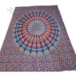 Belle impression psychédélique grand mur suspendu tapisserie Hippie bon marché Mandala pour décoration d'art mural - Product Image 5