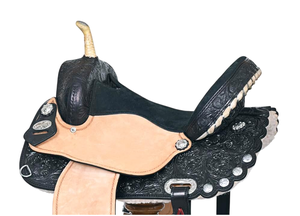 Caballo de cuero genuino de calidad superior Sillín occidental Barril Racing Ideal para montar a caballo - Product Image 2