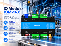 Modul I/O Universal Milesgo IOM-16X, Modul Input Output Jarak Jauh Industri untuk PLC dan Sistem Otomasi