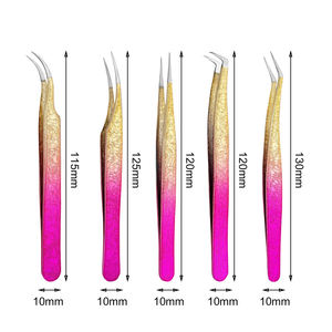 Pinzas Portátiles de Acero Inoxidable para Pestañas con Punta Inclinada, Cepillos Protectores y Organizador de Delineador de Ojos de Alta Calidad - Product Image 6