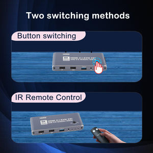 <span class=keywords><strong>Switch</strong></span> <span class=keywords><strong>HDMI</strong></span> 2.1 SYONG 8K60Hz, Splitter <span class=keywords><strong>HDMI</strong></span> 2 in 1 Out, HDR10+, 3D, 4K165Hz, Compatibile con Dolby per PS5 Xbox Lettore Blu-Ray - Product Image 4