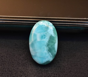 พลอย Larimar Cabochon แบบกึ่งมีค่า,พลอยทรงหลวมทำจากพลอยธรรมชาติ - Product Image 2