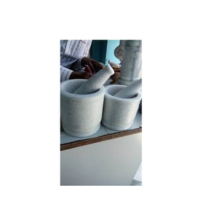 Mortero de mármol y granito de piedra Natural, mazo y mortero con Mazo y producto en oferta - Product Image 1