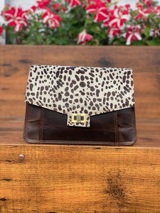 New Arrival Style <b>Animal</b> Print <b>Fur</b> Leather Shoulder Bags High Quality Fashionable Genuine Hot Selling Side Handbags for Women's - Product Image 2