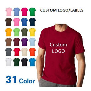 Camisetas de hombre transpirables de secado rápido antiarrugas de algodón 100% de alta calidad logotipo personalizado y Color al por mayor - Product Image 5