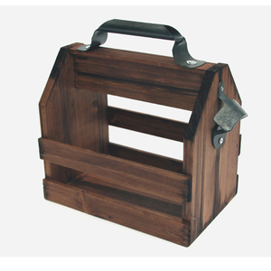 Casier à vin en bois et en métal de qualité supérieure, porte-vin mural organisateur de table décor de salle à manger comptoir porte-bouteilles de vin - Product Image 3