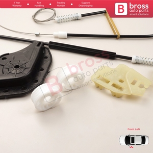 Kit de réparation de lève-vitre BWR283 pour porte avant gauche de la Série 3 E46 2001-2005 4/5 portes Facelift 51330018129 - Product Image 6
